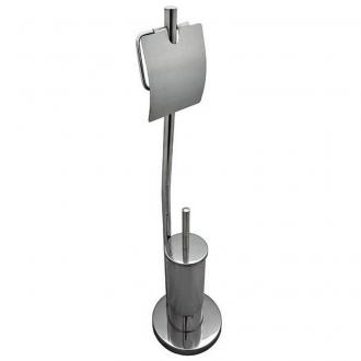 G-teg Ершик туалетный напольный на стойке, с держателем для ТБ (056) - Интернет-магазин бытовой техники, вентиляции, гигиенического оборудования Энерготехника, Екатеринбург