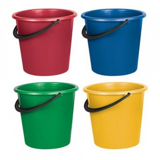 Ведро 10 л, без крышки, пластиковое, хозяйственное, усиленное, цвет ассорти, мерная шкала, ЦВ-10 - Интернет-магазин бытовой техники, вентиляции, гигиенического оборудования Энерготехника, Екатеринбург