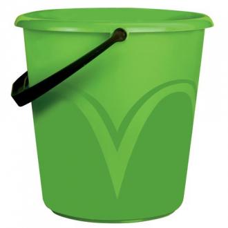 Ведро 10 л, без крышки, пластиковое, пищевое, с глянцевым узором, цвет зеленый, мерная шкала, ЦВП-1 - Интернет-магазин бытовой техники, вентиляции, гигиенического оборудования Энерготехника, Екатеринбург