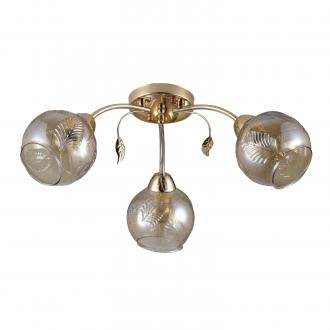 ЭкономСвет Люстра классическая 12156/3FG AMB - Интернет-магазин бытовой техники, вентиляции, гигиенического оборудования Энерготехника, Екатеринбург