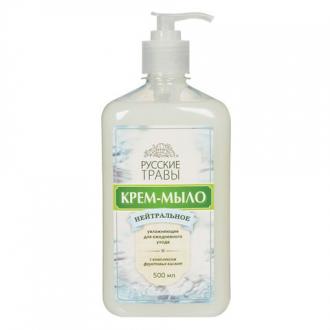 РУССКИЕ ТРАВЫ Мыло-крем жидкое 500мл нейтральное дозатор - Интернет-магазин бытовой техники, вентиляции, гигиенического оборудования Энерготехника, Екатеринбург