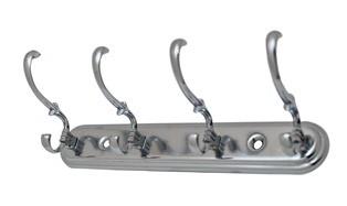 TRODOS Крючок 04.08.02 "Планка" четверной (хром) 302026 - Интернет-магазин бытовой техники, вентиляции, гигиенического оборудования Энерготехника, Екатеринбург