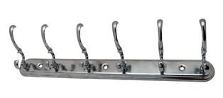 TRODOS Крючок 04.09.02 "Планка" шестярной (хром) 302027 - Интернет-магазин бытовой техники, вентиляции, гигиенического оборудования Энерготехника, Екатеринбург