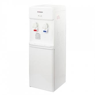 Кулер для воды SONNEN FS-03, напольный, нагрев/компрессорное охлаждение, шкаф, 2 крана, белый - Интернет-магазин бытовой техники, вентиляции, гигиенического оборудования Энерготехника, Екатеринбург