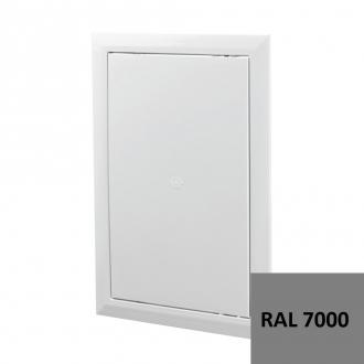 Люк ревизионный металлический 300х300 с замком RAL 7000 - Интернет-магазин бытовой техники, вентиляции, гигиенического оборудования Энерготехника, Екатеринбург