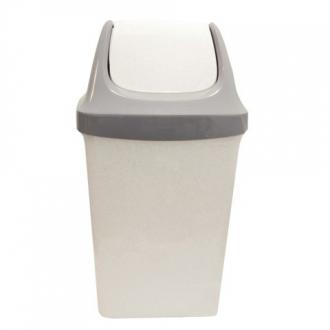 Ведро-контейнер 25л С КРЫШКОЙ (качающейся), для мусора,"СВИНГ" (в58*ш32*г28см), серое, IDEA, М 2463 - Интернет-магазин бытовой техники, вентиляции, гигиенического оборудования Энерготехника, Екатеринбург