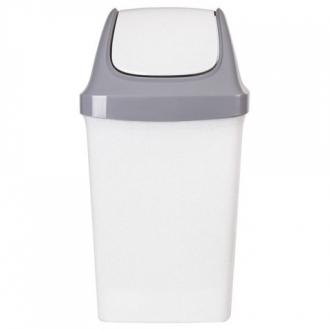 Ведро-контейнер 50л С КРЫШКОЙ (качающейся), для мусора,"СВИНГ" (в74*ш40*г35см), серое, IDEA, М 2464 - Интернет-магазин бытовой техники, вентиляции, гигиенического оборудования Энерготехника, Екатеринбург