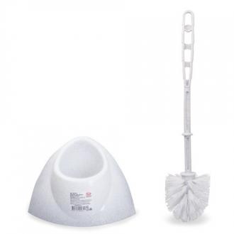 IDEA Ерш для унитаза с подставкой угловой "Блеск" белый мрамор М 5012 - Интернет-магазин бытовой техники, вентиляции, гигиенического оборудования Энерготехника, Екатеринбург