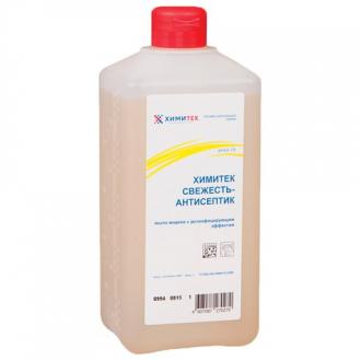 Мыло жидкое дезинфицирующее 1 л, ХИМИТЕК "Свежесть-антисептик", смягчающее, пробка, 10505 - Интернет-магазин бытовой техники, вентиляции, гигиенического оборудования Энерготехника, Екатеринбург