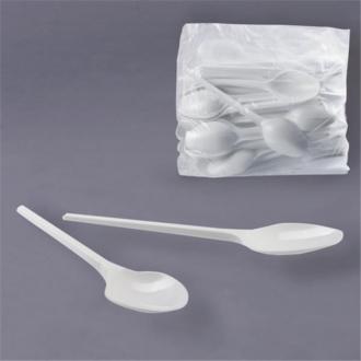 Одноразовые ложки столовые 2000шт 20х100 "Эконом" пластиковые 165мм белые - Интернет-магазин бытовой техники, вентиляции, гигиенического оборудования Энерготехника, Екатеринбург