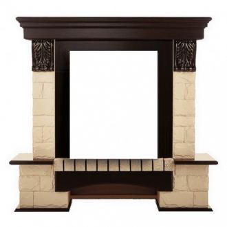 Портал Forte Classic камень бежевый, шпон тёмный дуб - Интернет-магазин бытовой техники, вентиляции, гигиенического оборудования Энерготехника, Екатеринбург