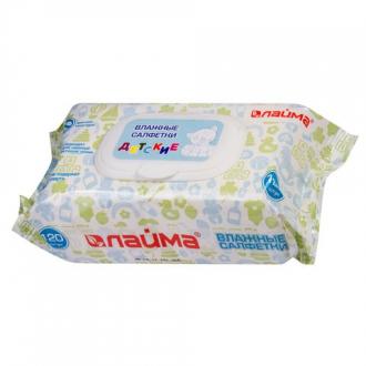 Салфетки влажные 120шт для детей ЛАЙМА универсальные очищающие крышка-клапан - Интернет-магазин бытовой техники, вентиляции, гигиенического оборудования Энерготехника, Екатеринбург