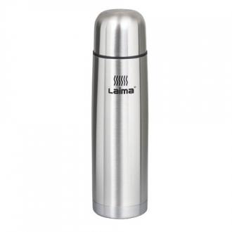 Термос ЛАЙМА классический с узким горлом, 1 л, нержавеющая сталь - Интернет-магазин бытовой техники, вентиляции, гигиенического оборудования Энерготехника, Екатеринбург