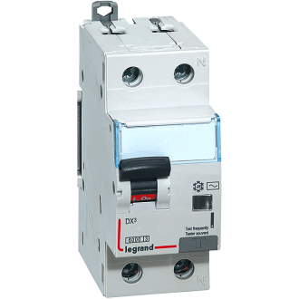 Выключатель авт. диф. тока 1п+N 2мод. C 16А 30мА тип AC 6/10кА DX3 Leg 411002 - Интернет-магазин бытовой техники, вентиляции, гигиенического оборудования Энерготехника, Екатеринбург