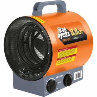 Пушка тепловая электрическая Кратон Жар-пушка Е 3-300 L - Интернет-магазин бытовой техники, вентиляции, гигиенического оборудования Энерготехника, Екатеринбург