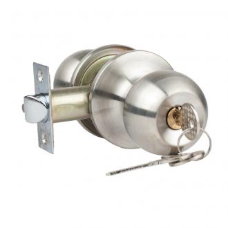 TRODOS.Защелка ЗШ-01 (никель) круглая 204098 - Интернет-магазин бытовой техники, вентиляции, гигиенического оборудования Энерготехника, Екатеринбург