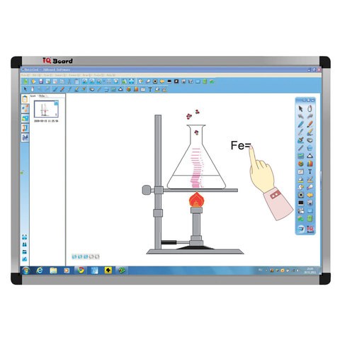 Интерактивная доска 84 eliteboard wr 84a10 инфракрасная 161х113 4х3 стилус рука 10 касаний