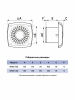 ЭРА. Вентилятор накладной D100 обр.клапан WIND 100C - Интернет-магазин бытовой техники, вентиляции, гигиенического оборудования Энерготехника, Екатеринбург