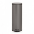 Мусорный бак Brabantia SLIM с педалью (20л) MC- Platinum (платина) - Интернет-магазин бытовой техники, вентиляции, гигиенического оборудования Энерготехника, Екатеринбург