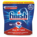 Таблетки для мытья посуды в посудомоечных машинах 100 шт., FINISH "All in 1", 3065326 - Интернет-магазин бытовой техники, вентиляции, гигиенического оборудования Энерготехника, Екатеринбург