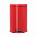 Ведро для мусора Brabantia с педалью (12л) Silent - Passion Red (красный) - Интернет-магазин бытовой техники, вентиляции, гигиенического оборудования Энерготехника, Екатеринбург