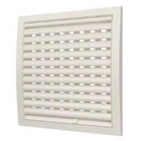 Эра Решетка вентиляционная с регулируемым живым сечением, разъемная 250х250 2525 РРП Ivory - Интернет-магазин бытовой техники, вентиляции, гигиенического оборудования Энерготехника, Екатеринбург