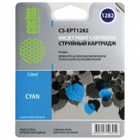 CACTUS Картридж струйный (CS-EPT1282) для EPSON Stylus S22/SX125/SX420W/BX305F, голубой - Интернет-магазин бытовой техники, вентиляции, гигиенического оборудования Энерготехника, Екатеринбург