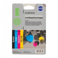 CACTUS Картридж струйный (CS-EPT0735) для EPSON Stylus С79, комплект 4 цвета - Интернет-магазин бытовой техники, вентиляции, гигиенического оборудования Энерготехника, Екатеринбург