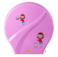 Диспенсер для туалетной бумаги Mario Kids 8165 Pink - Интернет-магазин бытовой техники, вентиляции, гигиенического оборудования Энерготехника, Екатеринбург