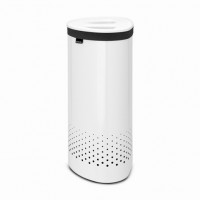 Brabantia - Бак для белья (55л) белый, крышка пластиковая белая - Интернет-магазин бытовой техники, вентиляции, гигиенического оборудования Энерготехника, Екатеринбург