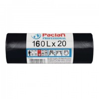 Paclan  Мешки для мусора 160 л, 87х120см 20 шт. LDPE 30мкм (ПВД)(черные.) - Интернет-магазин бытовой техники, вентиляции, гигиенического оборудования Энерготехника, Екатеринбург