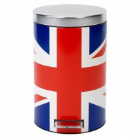 Ведро для мусора Brabantia с педалью (12л) Union Jack - Интернет-магазин бытовой техники, вентиляции, гигиенического оборудования Энерготехника, Екатеринбург