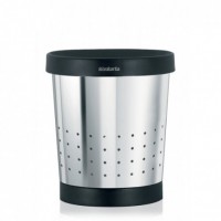 Коническая корзина для бумаг Brabantia (11л) - Brilliant Steel (полированная сталь) - Интернет-магазин бытовой техники, вентиляции, гигиенического оборудования Энерготехника, Екатеринбург