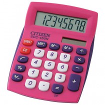CITIZEN Калькулятор карманный SDC-450NPKCFS, 8 разрядов, двойное питание, 120х72 мм, розовый - Интернет-магазин бытовой техники, вентиляции, гигиенического оборудования Энерготехника, Екатеринбург