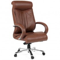 Офисное кресло Chairman  420 кожа коричневая - Интернет-магазин бытовой техники, вентиляции, гигиенического оборудования Энерготехника, Екатеринбург