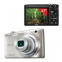 NIKON Фотоаппарат компактный CoolPix А100, 20,1Мп 5x zoom 2,7" ЖК-монитор HD серебристый VNA970E1 - Интернет-магазин бытовой техники, вентиляции, гигиенического оборудования Энерготехника, Екатеринбург