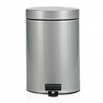 Ведро для мусора Brabantia с педалью (3л) - Metallic Grey (серый металик) - Интернет-магазин бытовой техники, вентиляции, гигиенического оборудования Энерготехника, Екатеринбург