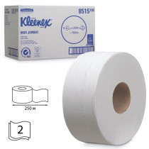 Бумага туалетная 250 м, KIMBERLY-CLARK Kleenex, комплект 6 шт., Миди Jumbo, 2-х слойная, белая - Интернет-магазин бытовой техники, вентиляции, гигиенического оборудования Энерготехника, Екатеринбург