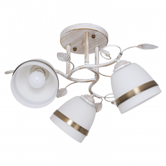 Потолочный светильник ЭкономСвет 9352/3WG WT+AB - Интернет-магазин бытовой техники, вентиляции, гигиенического оборудования Энерготехника, Екатеринбург