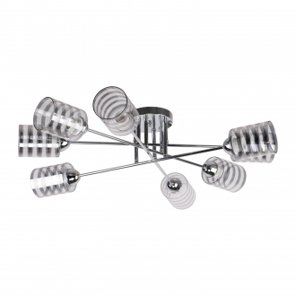 Потолочный светильник 10028/8CR CL ЭкономСвет - Интернет-магазин бытовой техники, вентиляции, гигиенического оборудования Энерготехника, Екатеринбург