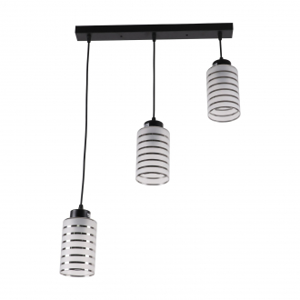 Подвесной светильник  ЭкономСвет 10215/3BK WT+CR - Интернет-магазин бытовой техники, вентиляции, гигиенического оборудования Энерготехника, Екатеринбург