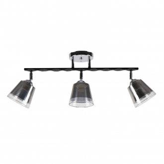 Подвесной светильник  ЭкономСвет 10167/3CR+BK GR - Интернет-магазин бытовой техники, вентиляции, гигиенического оборудования Энерготехника, Екатеринбург