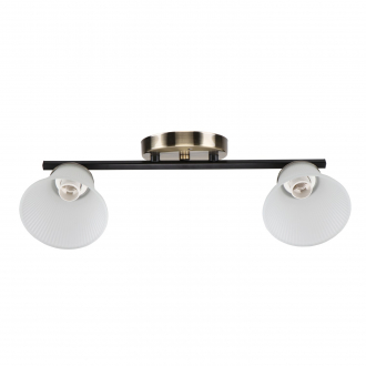 Подвесной светильник  ЭкономСвет 10165/2AB+BK WT - Интернет-магазин бытовой техники, вентиляции, гигиенического оборудования Энерготехника, Екатеринбург