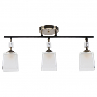 Подвесной светильник  ЭкономСвет 10164/3AB+BK WT - Интернет-магазин бытовой техники, вентиляции, гигиенического оборудования Энерготехника, Екатеринбург