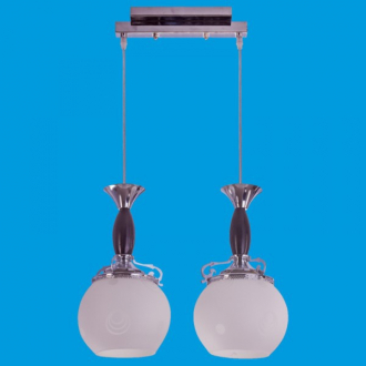 ЭкономСвет.Светильник подвес 00809 / 2CR WT - Интернет-магазин бытовой техники, вентиляции, гигиенического оборудования Энерготехника, Екатеринбург