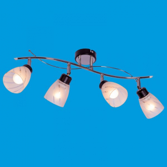 ЭкономСвет.Светильник эконом 01611 / 4CR + BK WT - Интернет-магазин бытовой техники, вентиляции, гигиенического оборудования Энерготехника, Екатеринбург