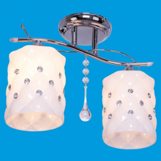 ЭкономСвет.Люстра модерн 01613 / 2CR WT - Интернет-магазин бытовой техники, вентиляции, гигиенического оборудования Энерготехника, Екатеринбург