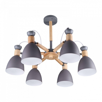 ЭкономСвет Потолочный светильник 10911/6WD+GR GR+WT - Интернет-магазин бытовой техники, вентиляции, гигиенического оборудования Энерготехника, Екатеринбург