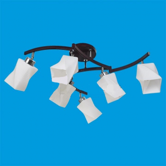 ЭкономСвет.Люстра модерн 040J / 6CR + BR WT - Интернет-магазин бытовой техники, вентиляции, гигиенического оборудования Энерготехника, Екатеринбург