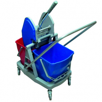 Ksitex Тележка уборочная 2-ведёрная (2*25л) с пласиковой рамой 045 В - Интернет-магазин бытовой техники, вентиляции, гигиенического оборудования Энерготехника, Екатеринбург